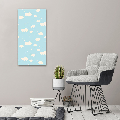 Picture canvas print Clouds