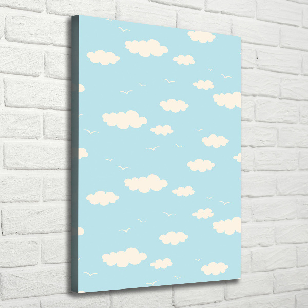 Picture canvas print Clouds