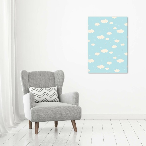 Picture canvas print Clouds