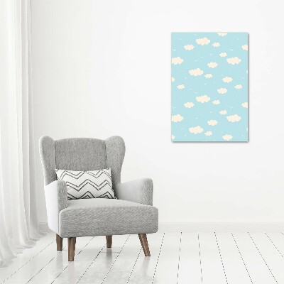 Picture canvas print Clouds