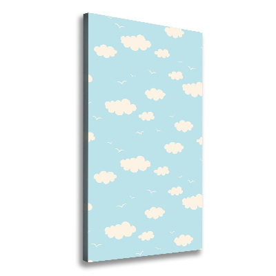 Picture canvas print Clouds