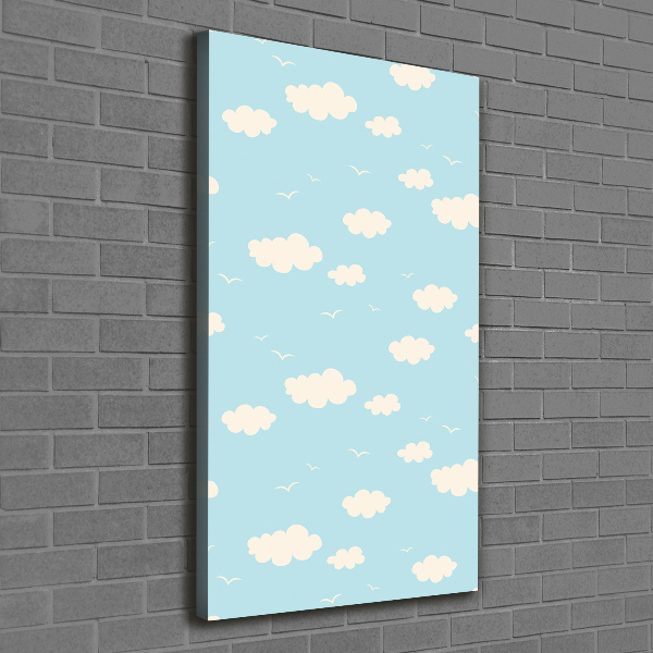 Picture canvas print Clouds