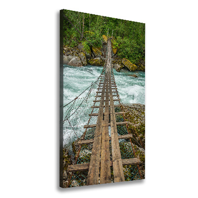 Wall art canvas Hanging bridge