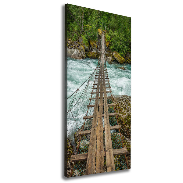 Wall art canvas Hanging bridge