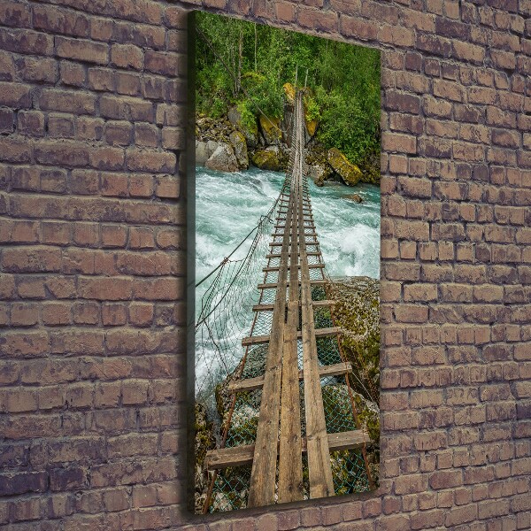 Wall art canvas Hanging bridge