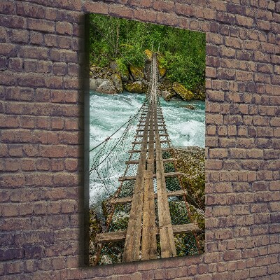 Wall art canvas Hanging bridge