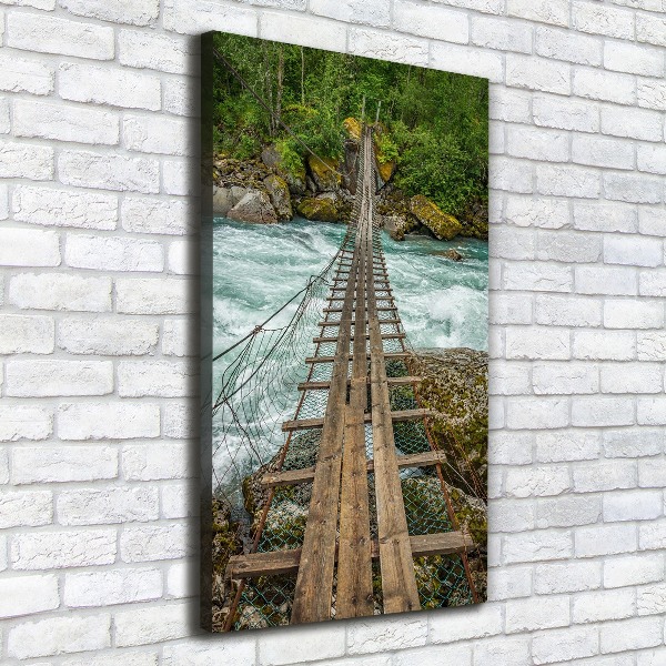 Wall art canvas Hanging bridge