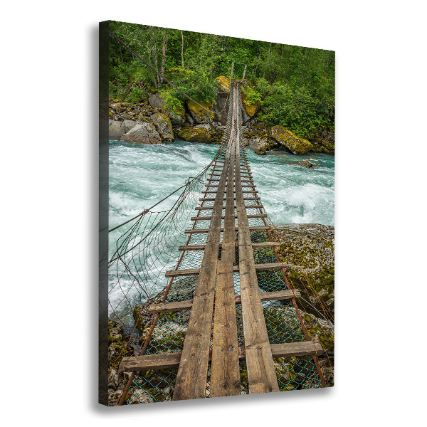 Wall art canvas Hanging bridge