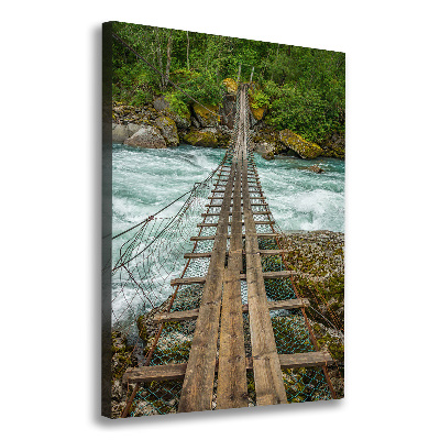 Wall art canvas Hanging bridge