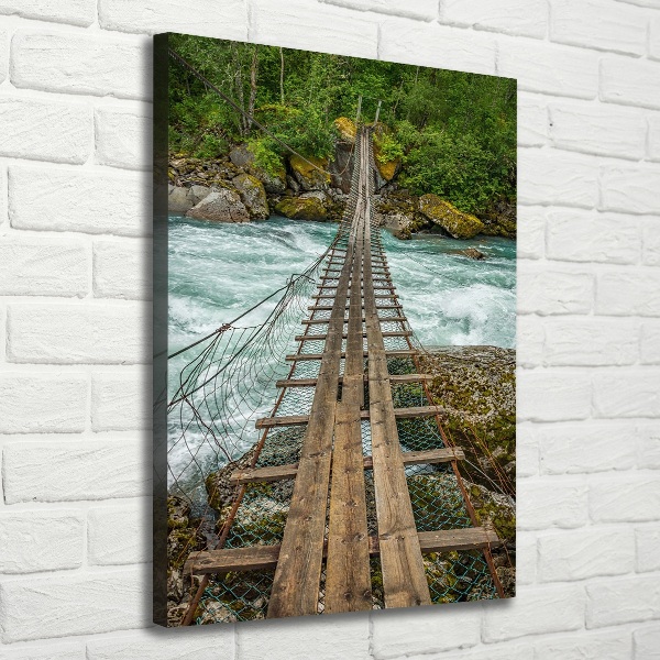 Wall art canvas Hanging bridge