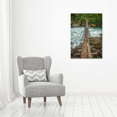 Wall art canvas Hanging bridge