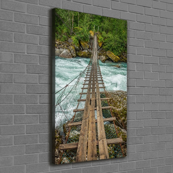 Wall art canvas Hanging bridge