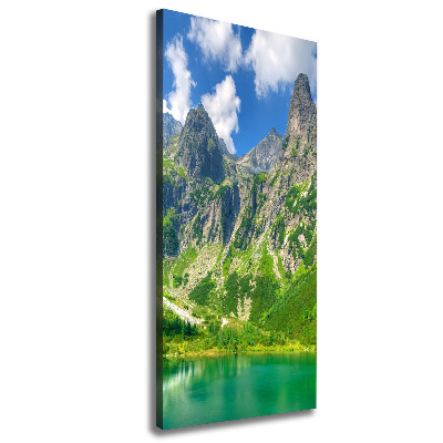 Picture canvas print Lake in the mountains