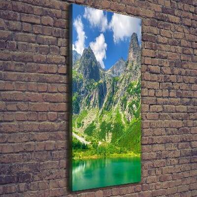 Picture canvas print Lake in the mountains