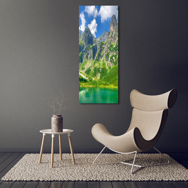 Picture canvas print Lake in the mountains