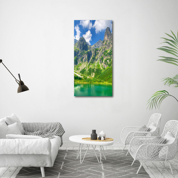 Picture canvas print Lake in the mountains