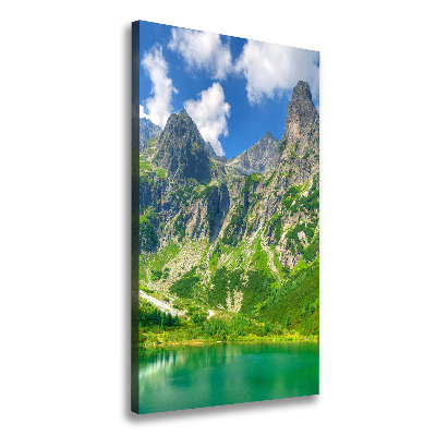 Picture canvas print Lake in the mountains