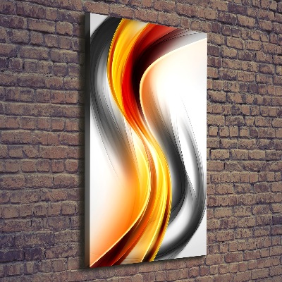 Large canvas wall art Wave abstraction