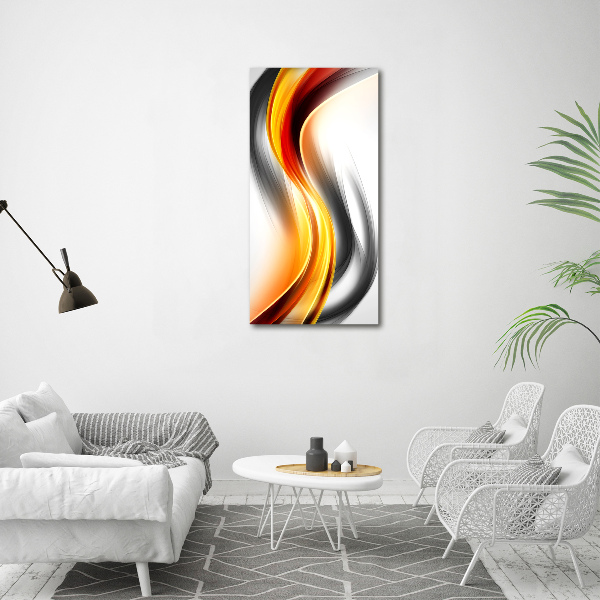 Large canvas wall art Wave abstraction