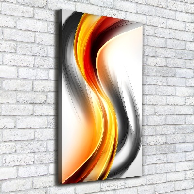 Large canvas wall art Wave abstraction