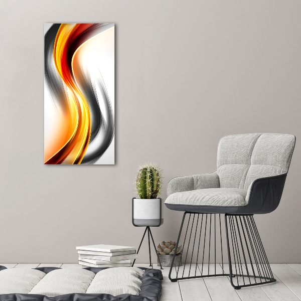 Large canvas wall art Wave abstraction