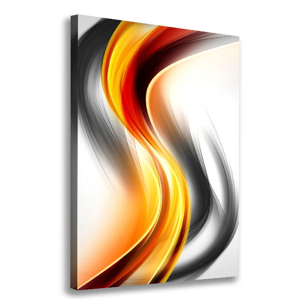 Large canvas wall art Wave abstraction