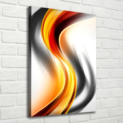 Large canvas wall art Wave abstraction