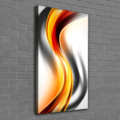 Large canvas wall art Wave abstraction