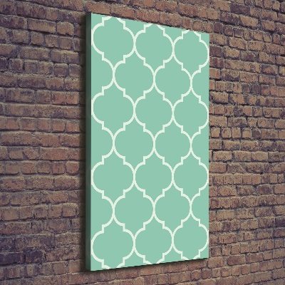 Canvas wall art Moroccan background