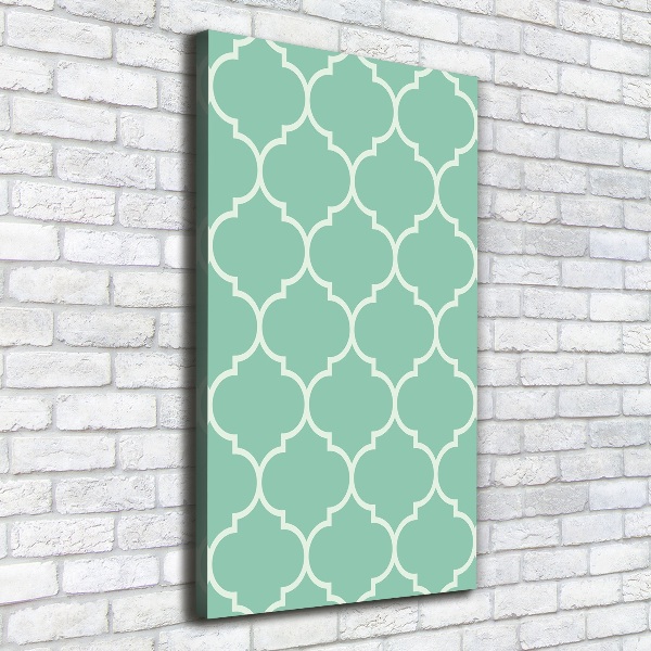 Canvas wall art Moroccan background