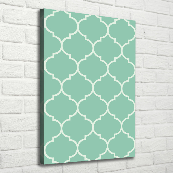 Canvas wall art Moroccan background