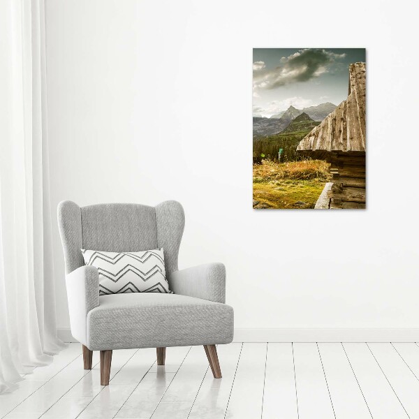 Wall art canvas Sunset of the Tatra Mountains