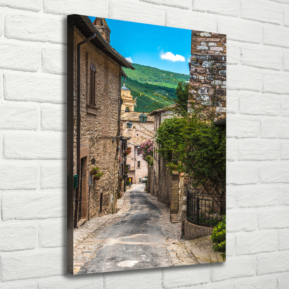 Canvas wall art Charming street