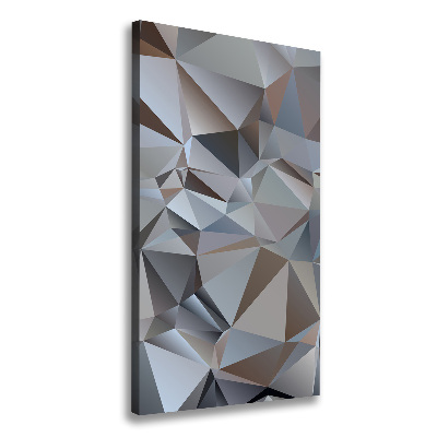 Canvas wall art Abstraction of the triangle