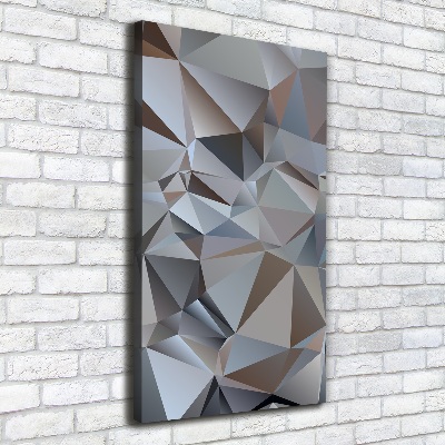 Canvas wall art Abstraction of the triangle