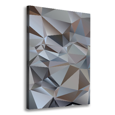 Canvas wall art Abstraction of the triangle