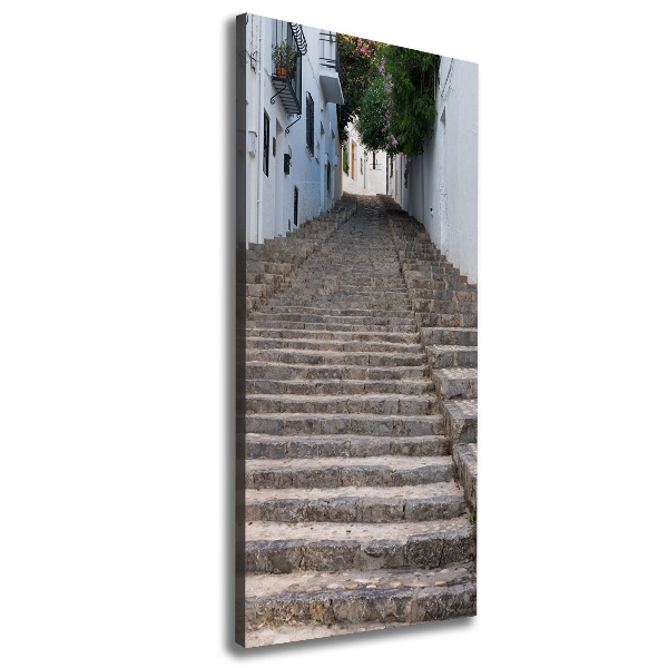 Canvas wall art Stone stairs