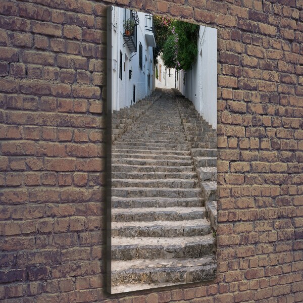 Canvas wall art Stone stairs