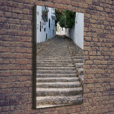 Canvas wall art Stone stairs