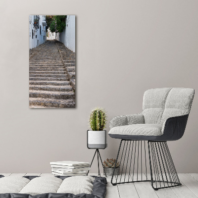 Canvas wall art Stone stairs