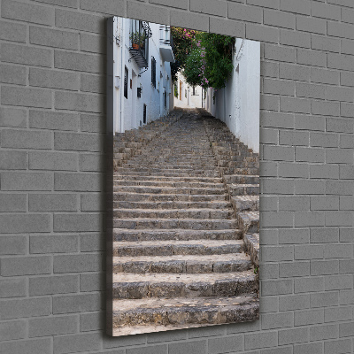 Canvas wall art Stone stairs