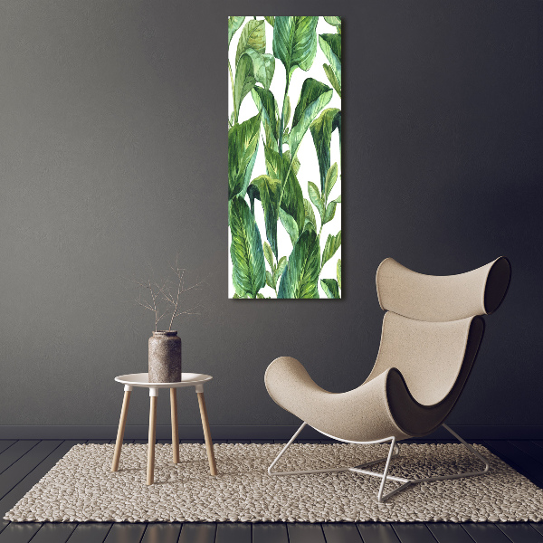 Wall art canvas Tropical leaves