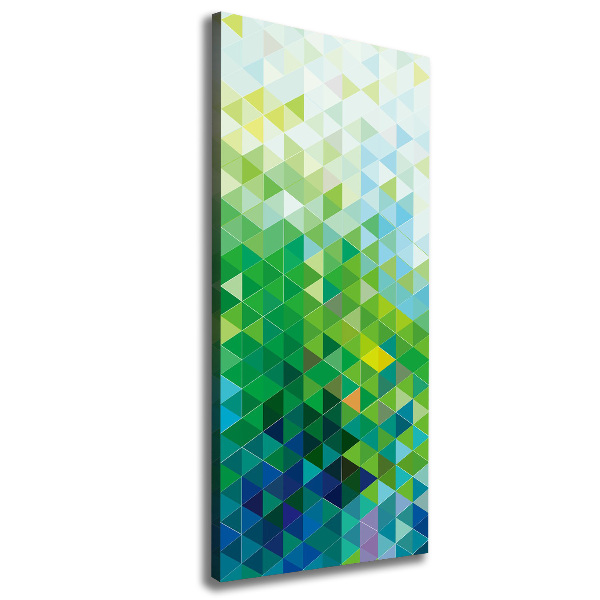 Canvas wall art Abstraction of the triangle