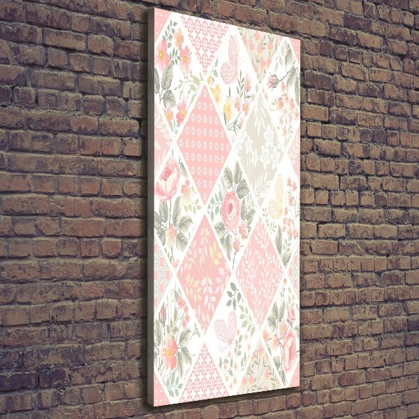 Wall art canvas Floral pattern