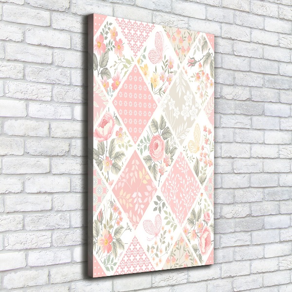 Wall art canvas Floral pattern