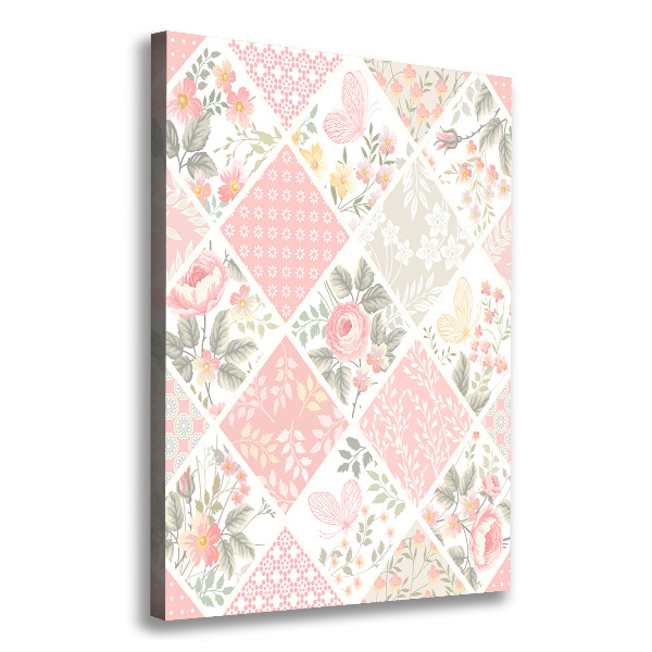 Wall art canvas Floral pattern