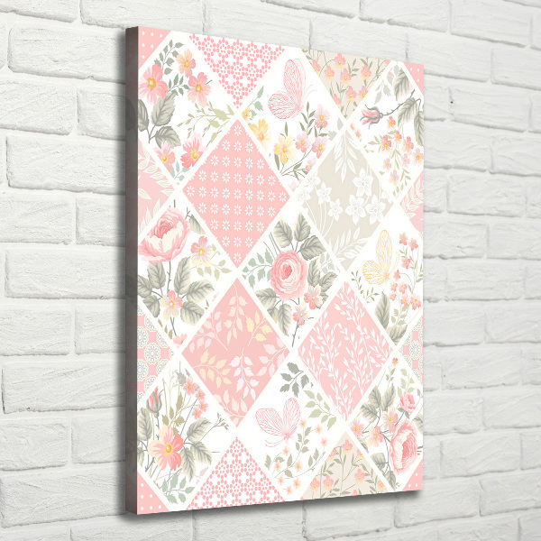 Wall art canvas Floral pattern