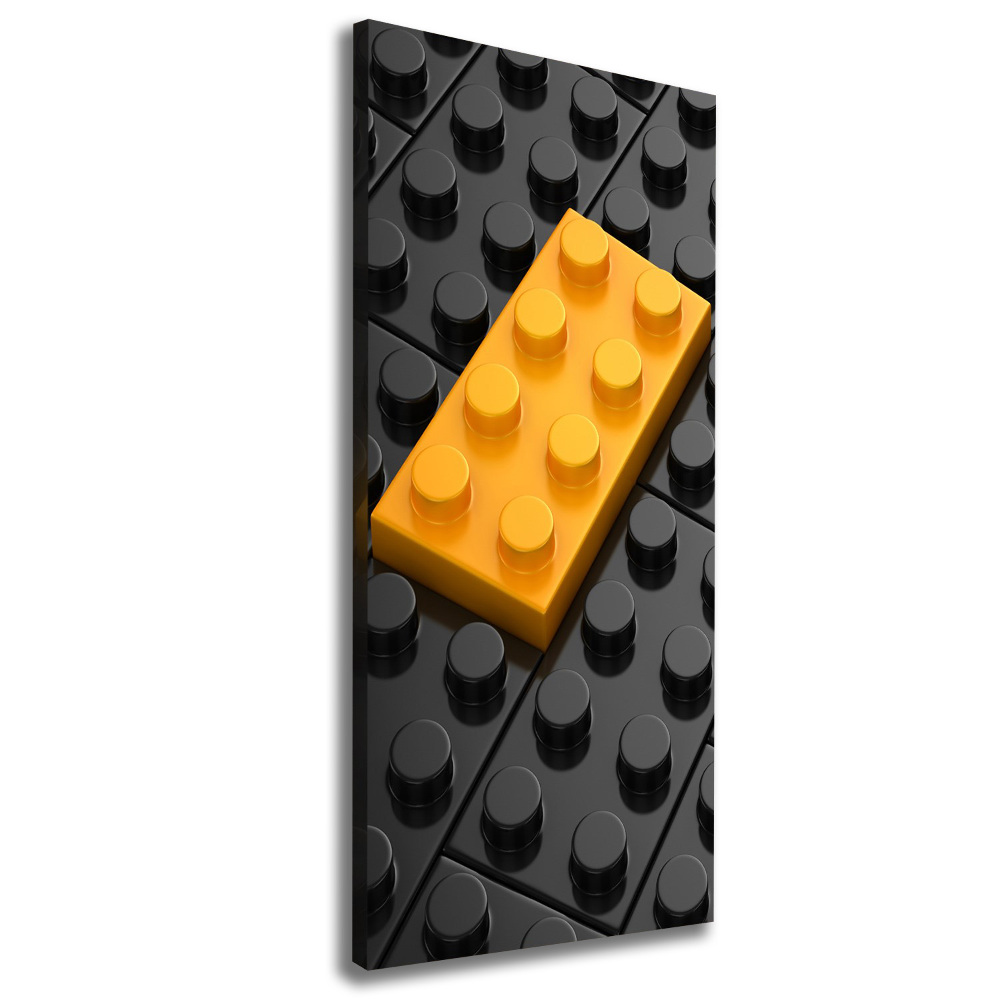 Wall art canvas Lego bricks