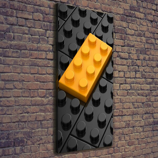 Wall art canvas Lego bricks