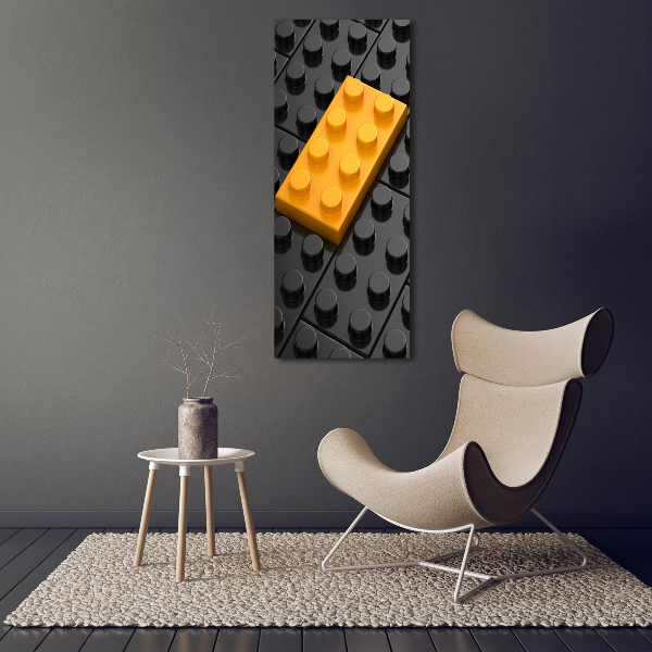 Wall art canvas Lego bricks